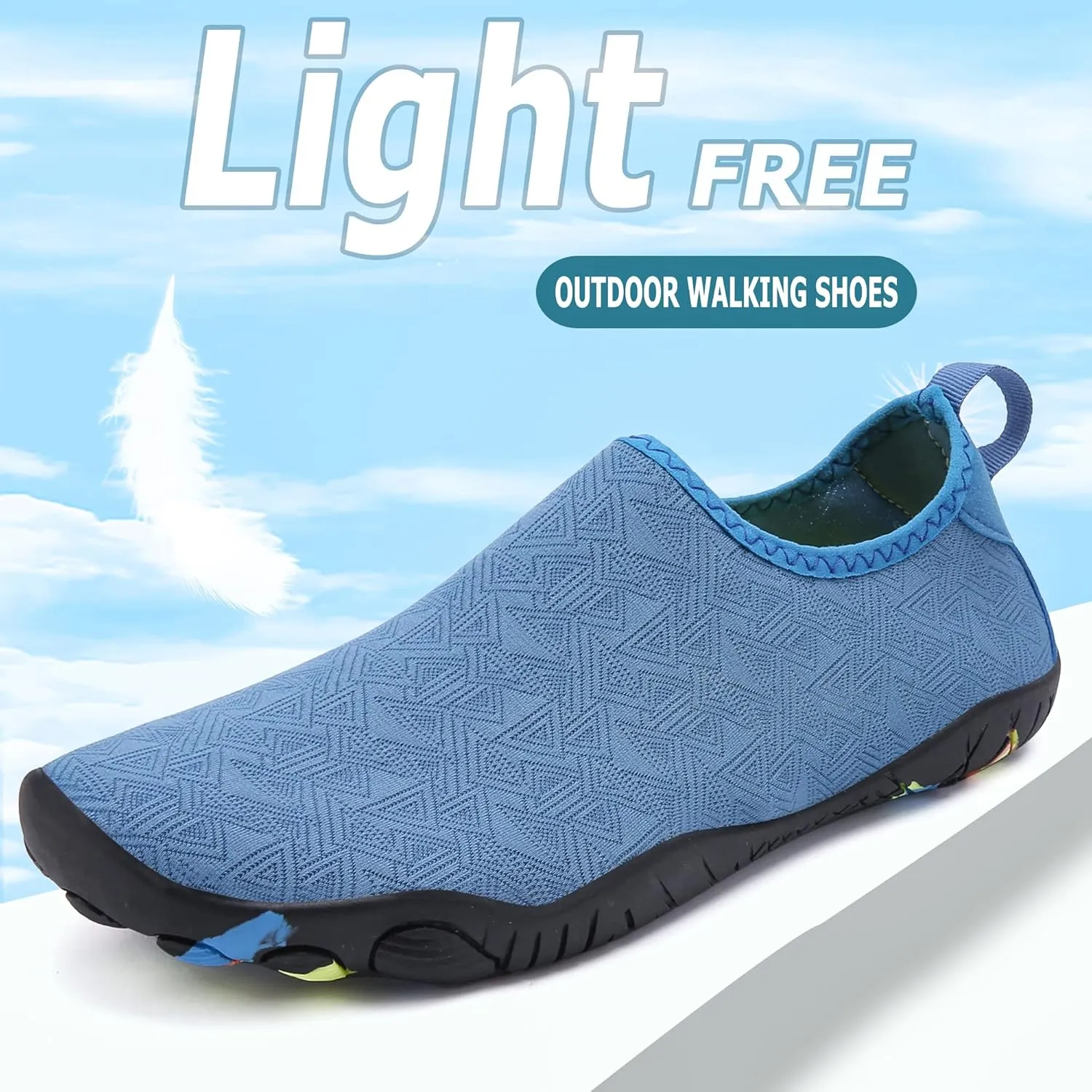 Lightweight Comfortable Water Shoes for Men Women Barefoot Quick Dry Aqua Shoes Outdoor Beach Shoes for Diving Walking Boating Swimming Surfing Yoga