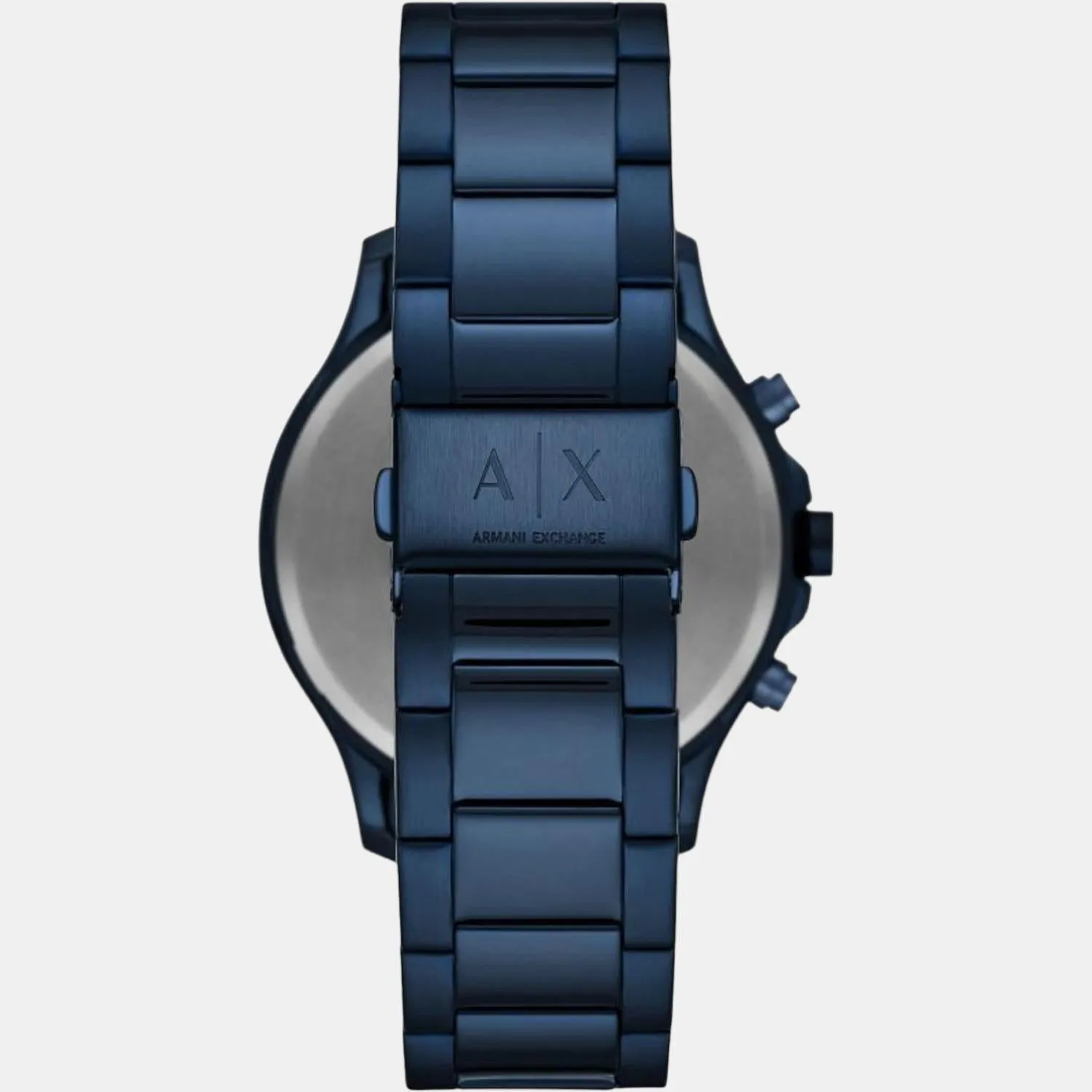 Men's Blue Quartz Stainless Steel Chronograph Watch AX2430