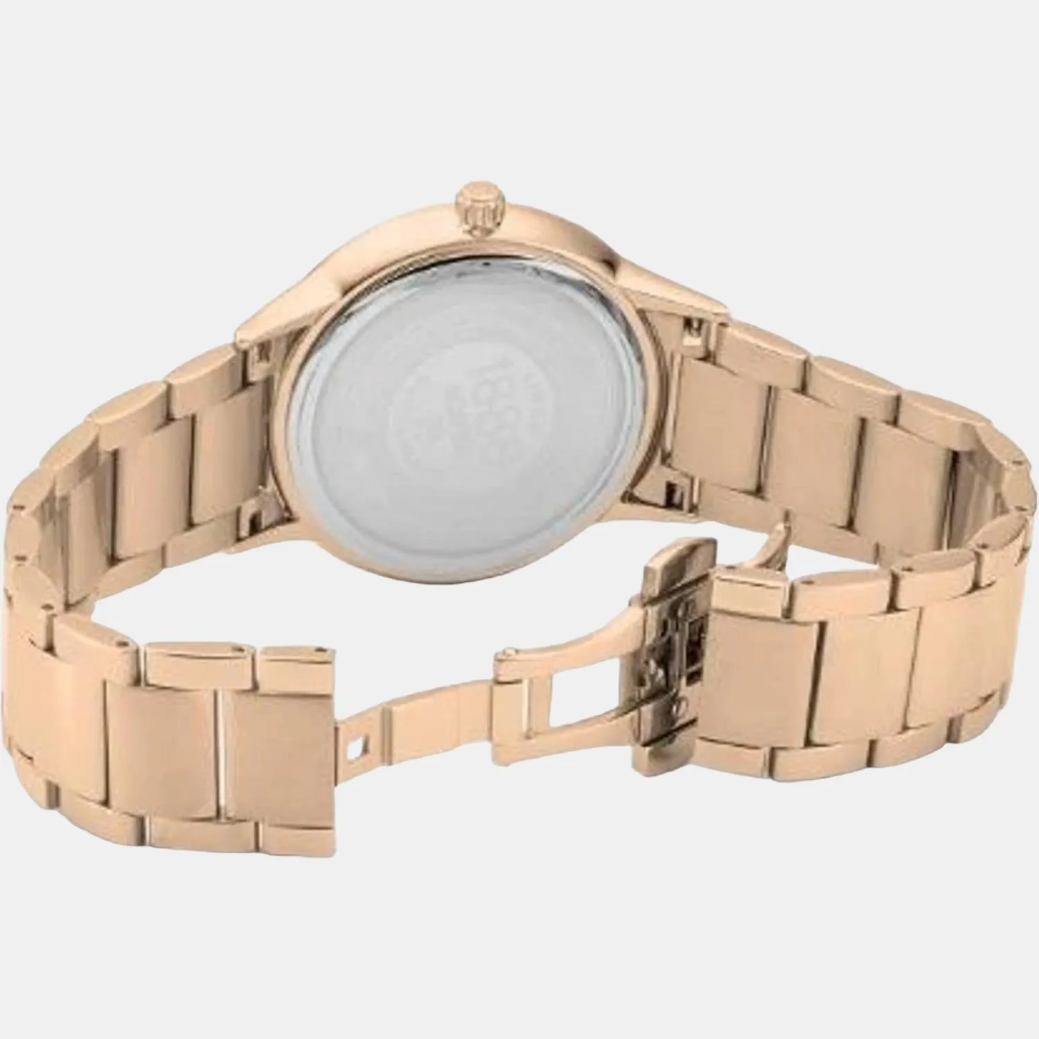 Men's Brown Analog Stainless Steel Watch 718833 49 65 70