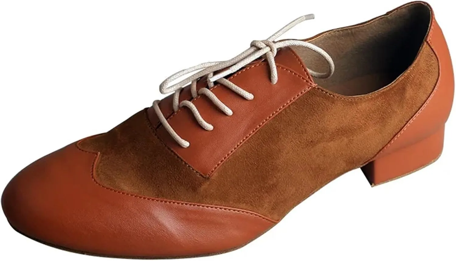 Men's Latin Dance Shoes Dance Shoe Man Latin Salsa Brown Tall Shoes Men Dance Shoes