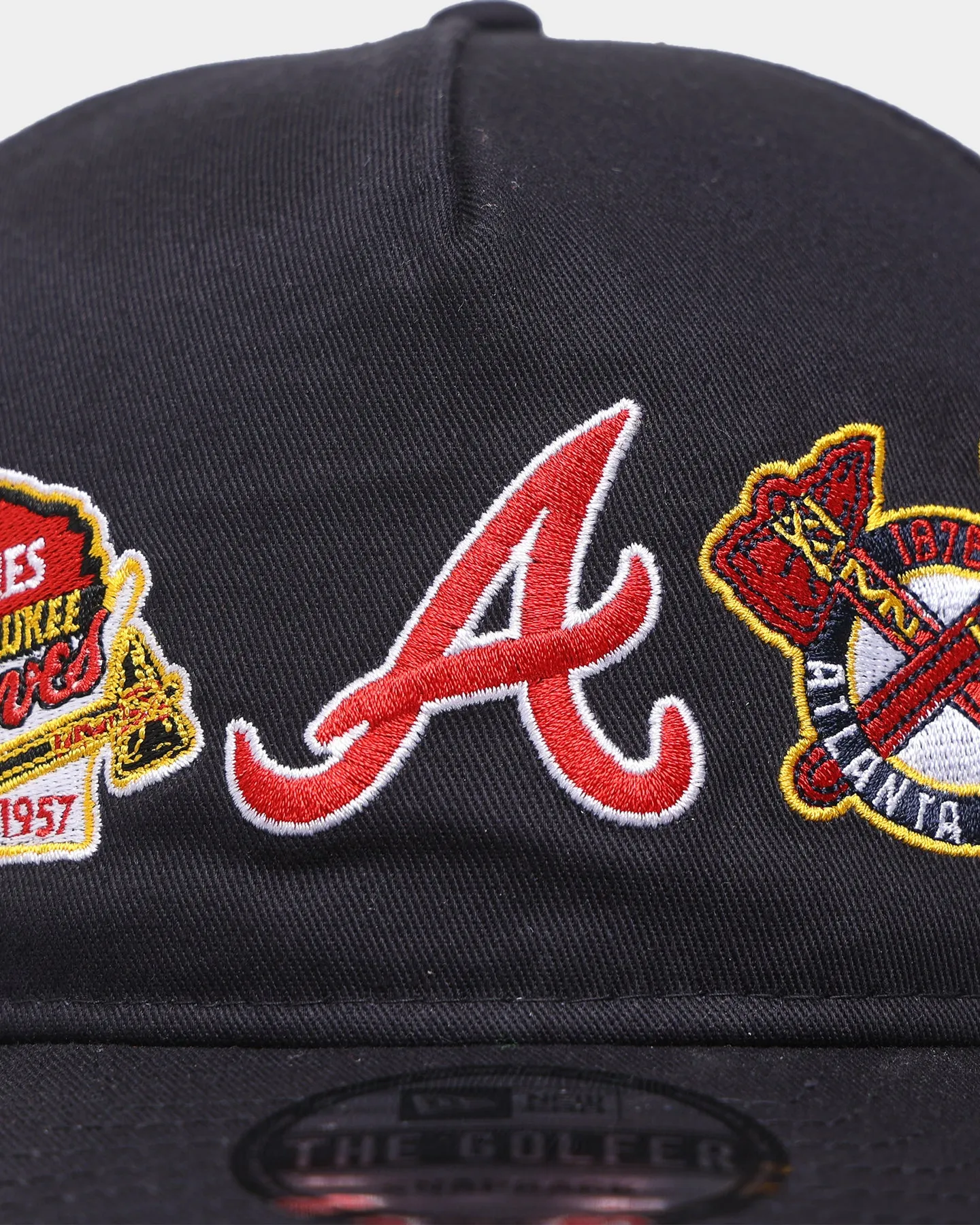 New Era Atlanta Braves 'All Over Team Patches' Old Golfer Snapback Original Team Colours