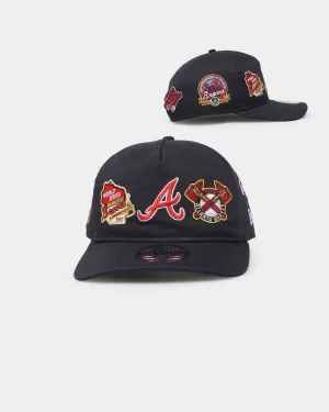 New Era Atlanta Braves 'All Over Team Patches' Old Golfer Snapback Original Team Colours