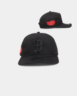 New Era Boston Red Sox 'Red Carpet' Old Golfer Snapback Black/Red