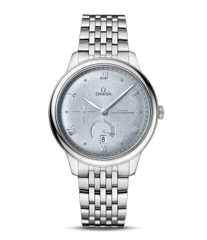 OMEGA De Ville Prestige Co-Axial Master Chronometer Power Reserve, 41mm with Ice Blue Dial