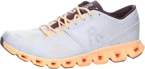 On Women's Cloud X Sneakers, Silver | Almond, 10.5