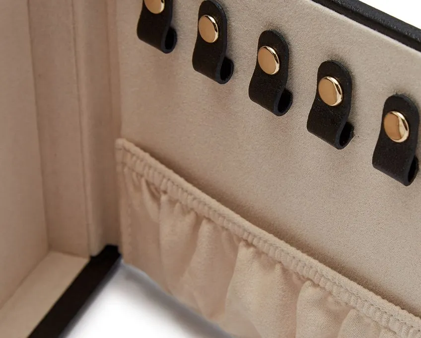 Palermo Single Winder With Jewelry Storage (Black Anthracite)