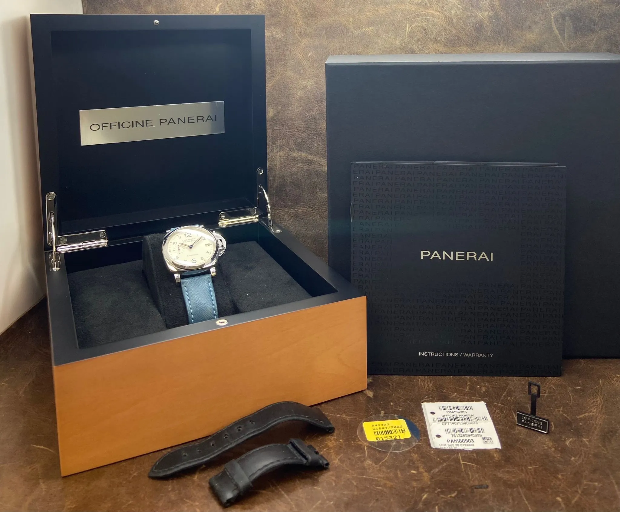 Panerai Luminor Due PAM00903 White Dial Automatic Watch