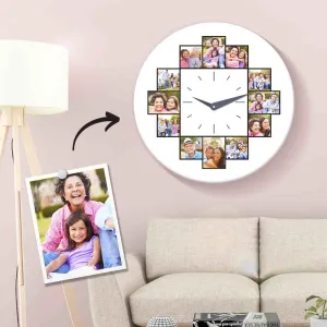 Personalized Photo Clock Personalized Wall Clock Family Gifts 25*25cm