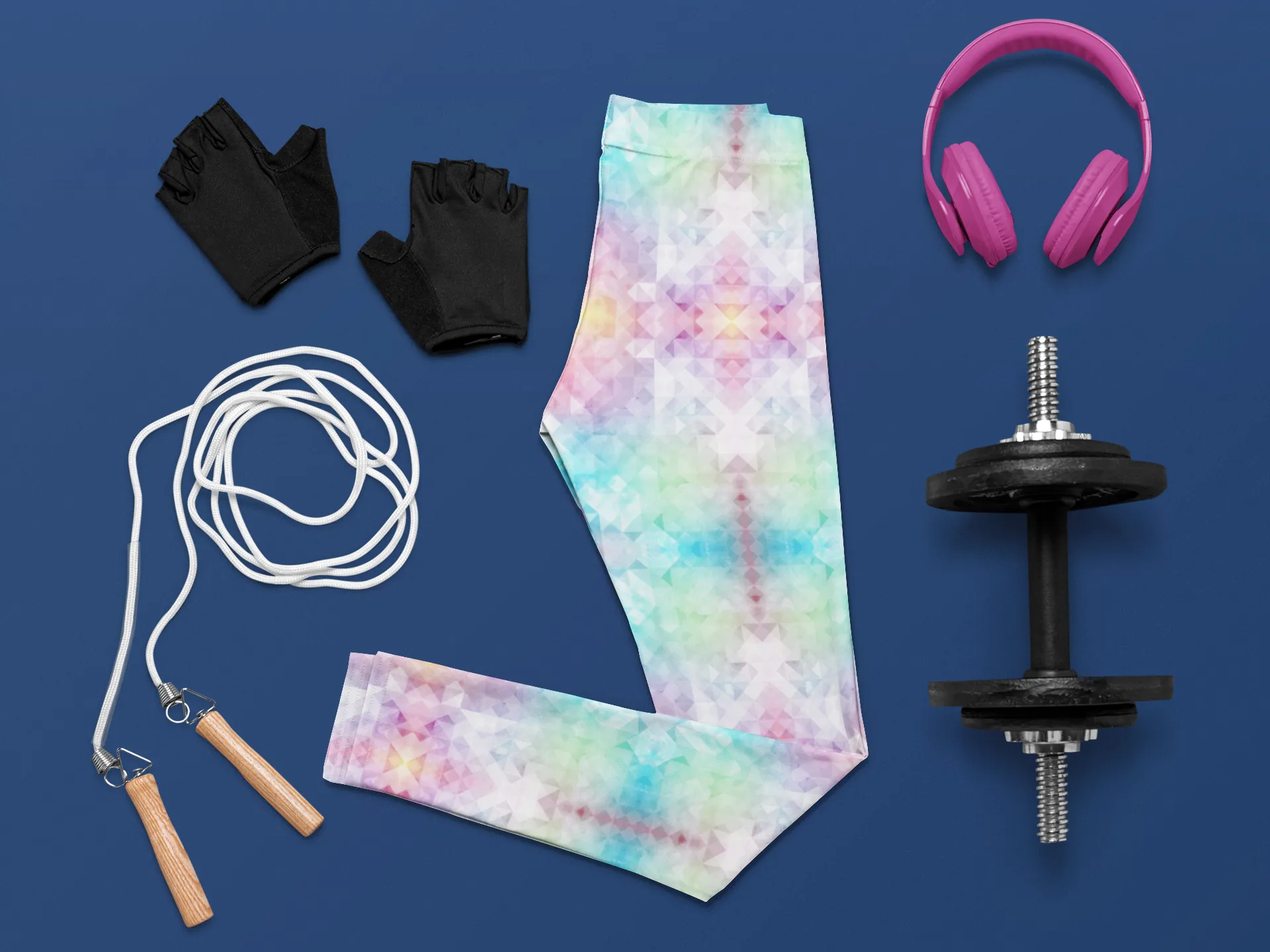 Pixel Bloom Print Legging