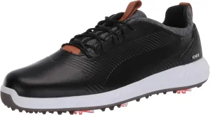 Puma Golf Men's Ignite Pwradapt Leather 2.0 Golf Shoe, Black, 7.5 M US