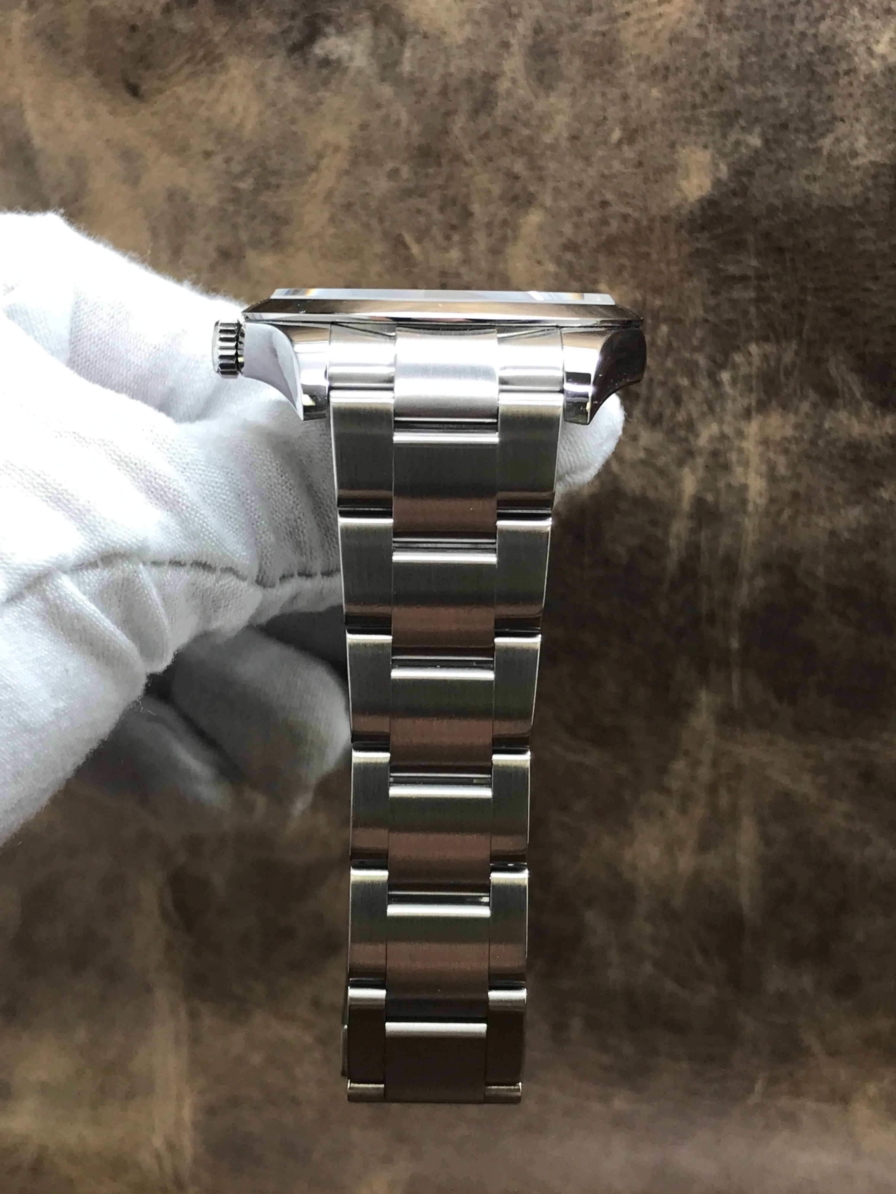 Rolex Explorer I 214270 NO Lume Black Dial Automatic  Men's Watch