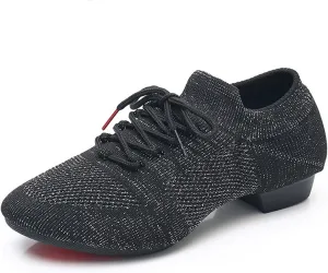 Rosefinch Women's Jazz Dance Shoes Knitted Yoga Latin Ballet Modern Dance Practice Shoes