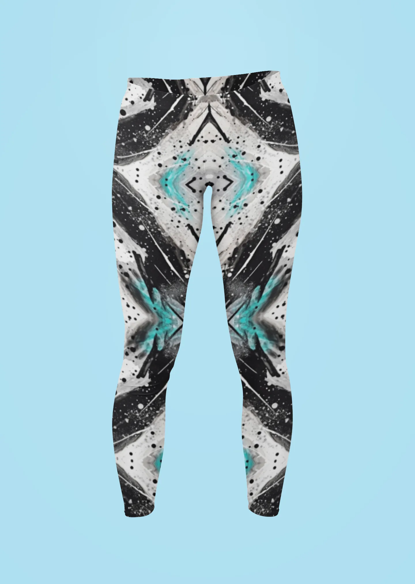 Shadow & Sapphire Mosaic Print Legging