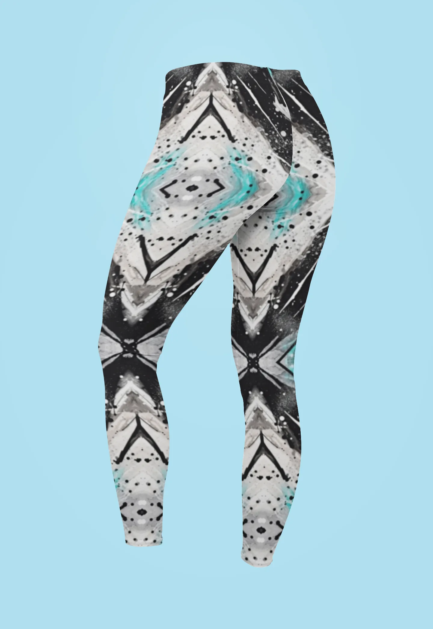 Shadow & Sapphire Mosaic Print Legging