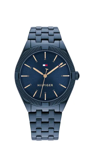 Tommy Hilfiger Rachel Ionic Plated Blue Steel Blue Dial Women's Watch 1782552