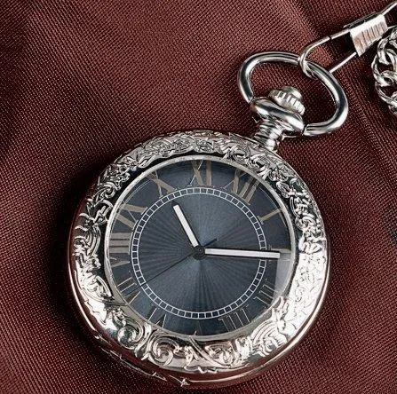 Vintage Half Hunter Automatic Pocket Watch - Glassheart