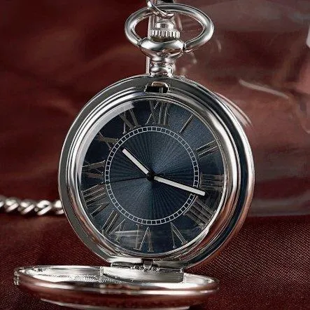 Vintage Half Hunter Automatic Pocket Watch - Glassheart
