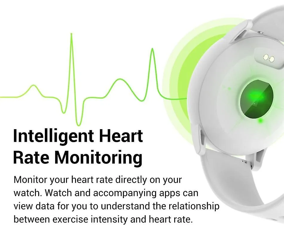 Watches white smart watch real time weather forecast activity tracker heart rate monitor sports smart watch