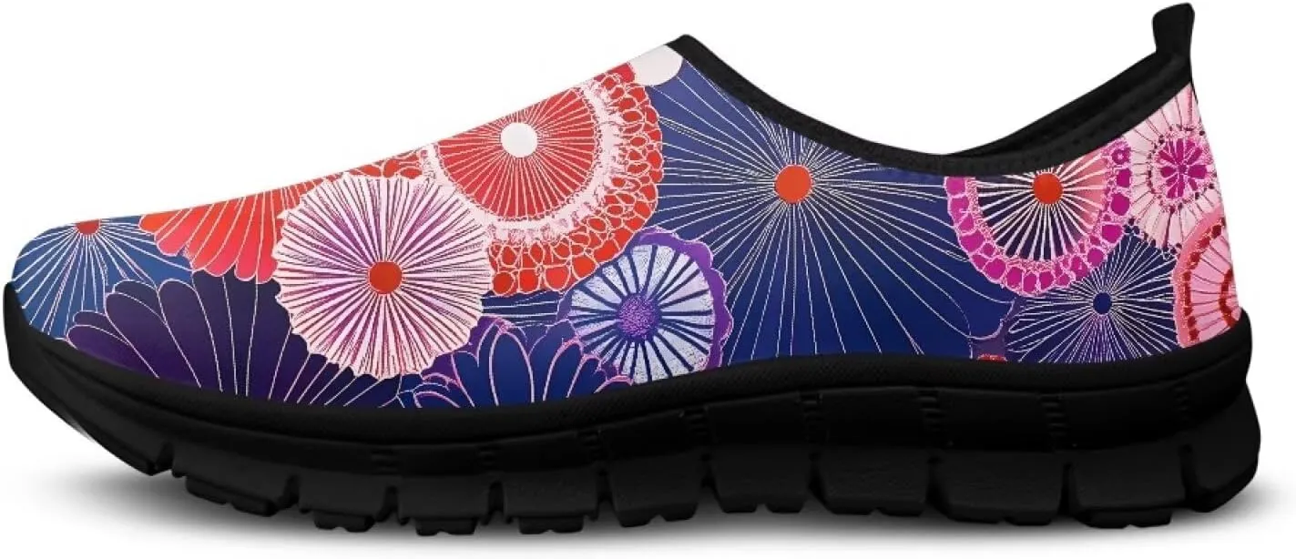 Women's Sneaker Casual Soft Slip On Shoes Low Top Breathable Lightweight Non-Slip Workout Running Sneaker for Women US 5.5-11.5